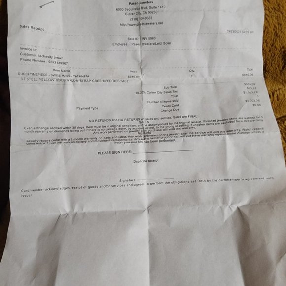 Gucci Watch - Picture 3 of 3